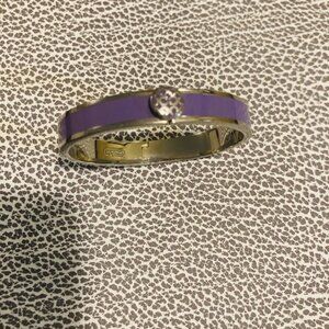 👠 Purple Coach Enamel Bangle 💜